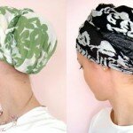 как завязывать шарф, платок на голову