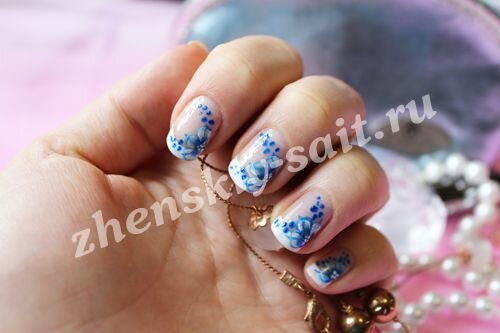 китайская роспись ногтей