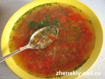 готовый диетический суп без картошки