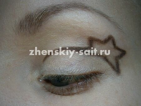 новогодний макияж "Звездное сияние"