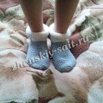. Пошаговое вязание носков